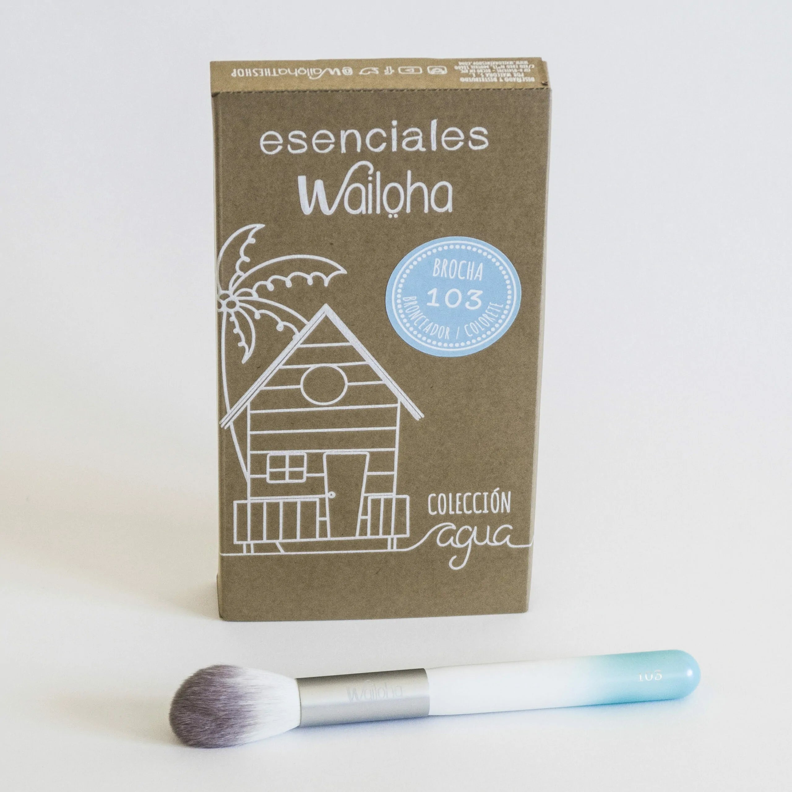 Brochas de rostro individuales agua