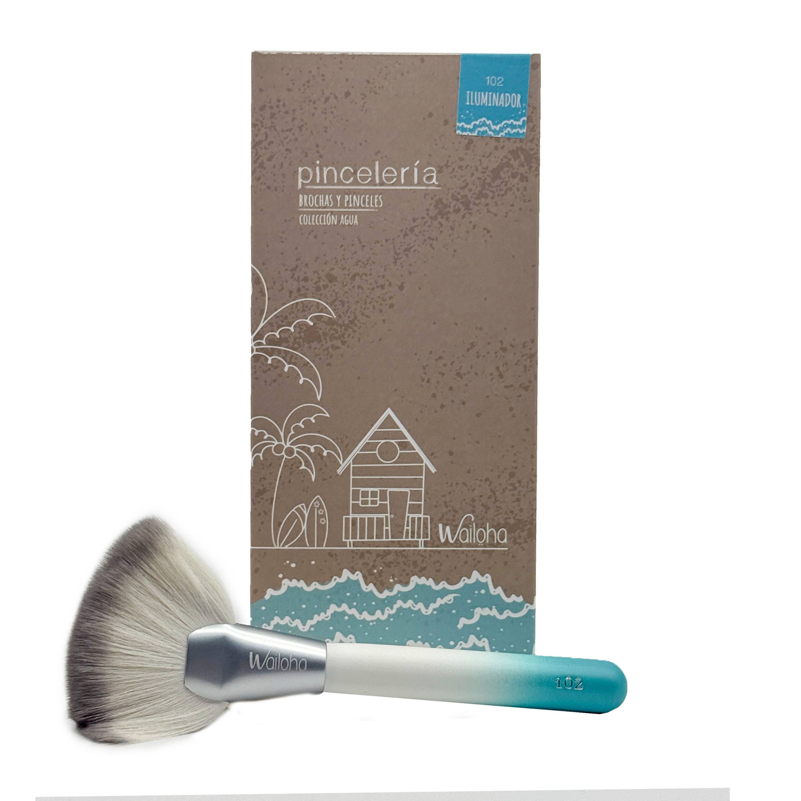 Brochas de rostro individuales agua