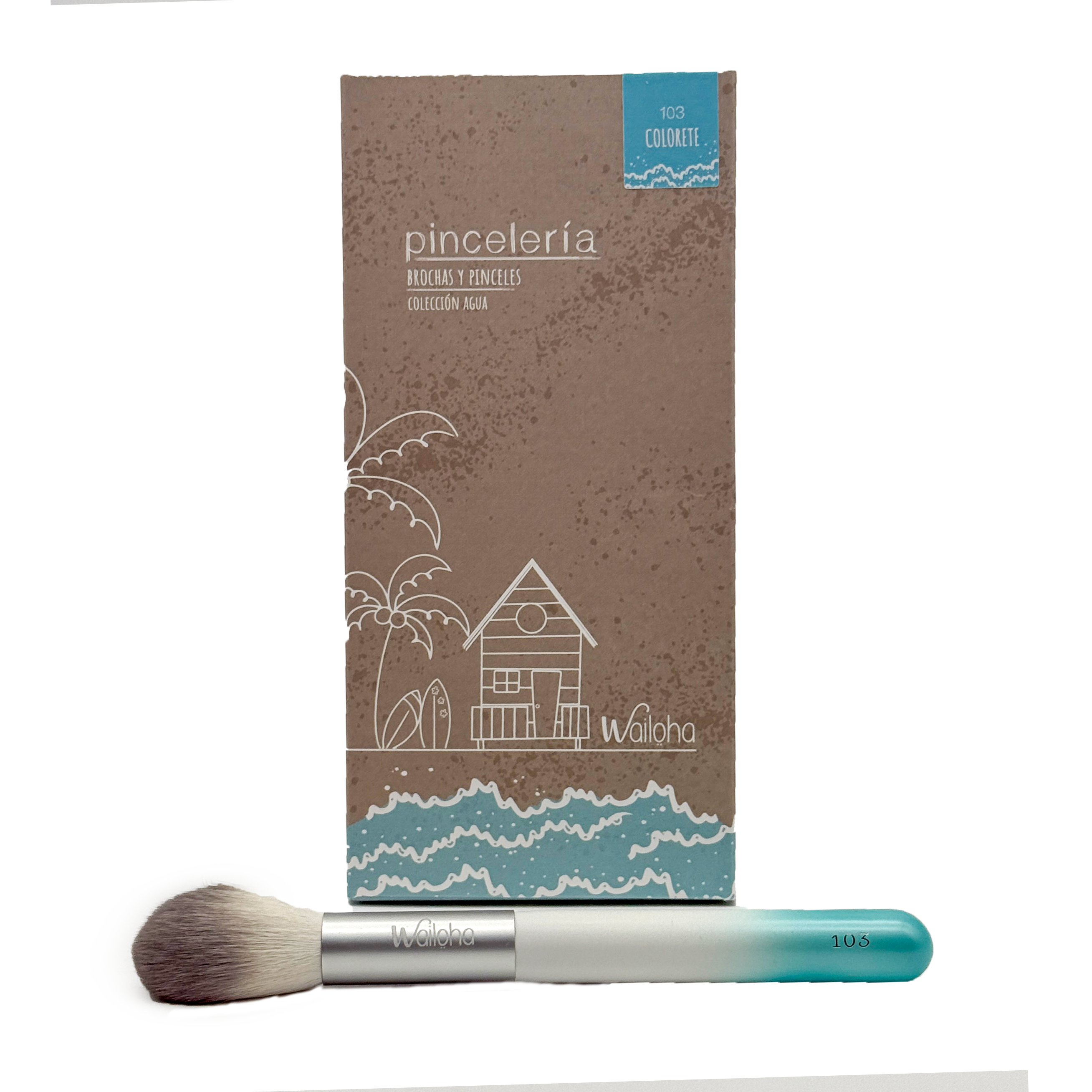 Brochas de rostro individuales agua