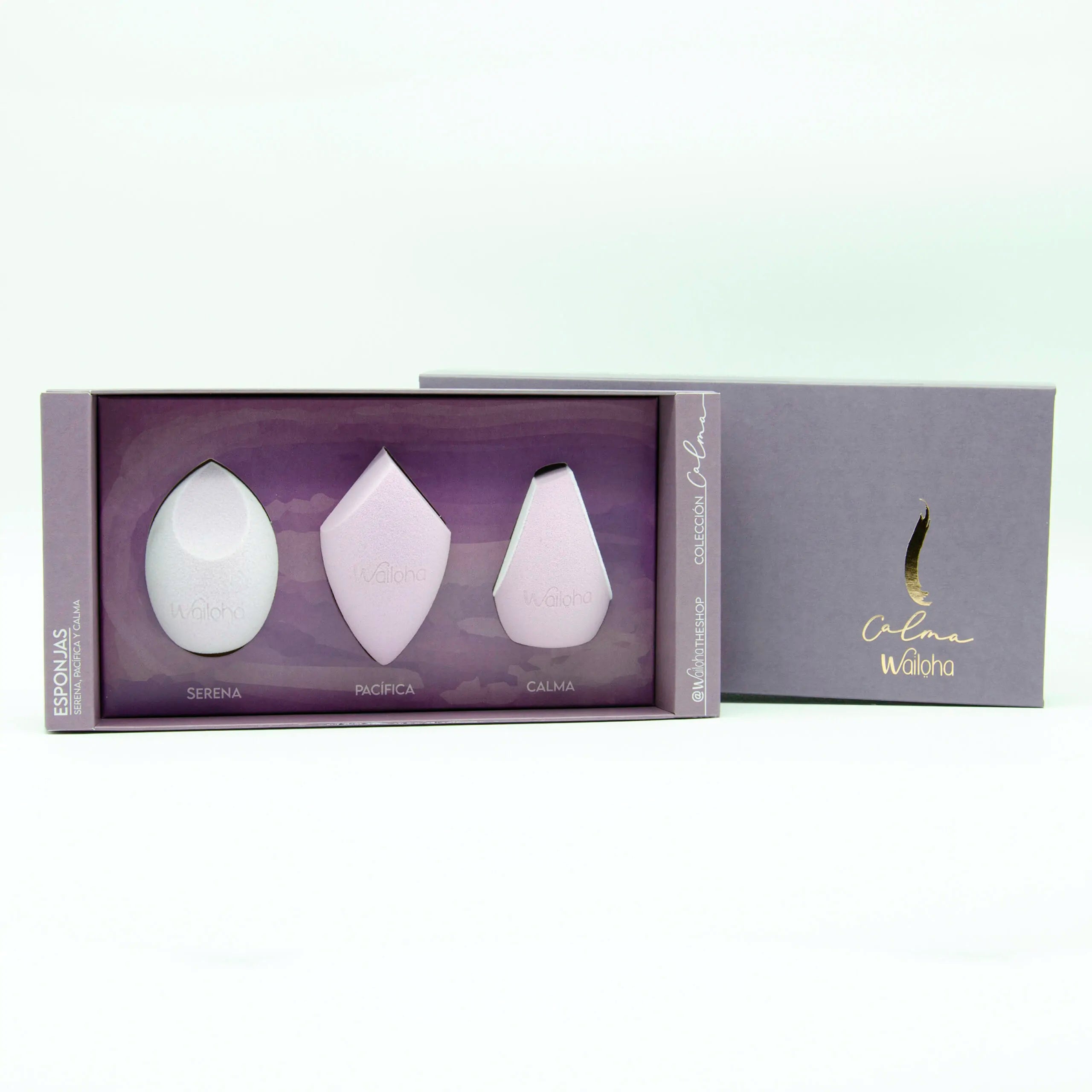 Set de esponjas de maquillaje colección Calma