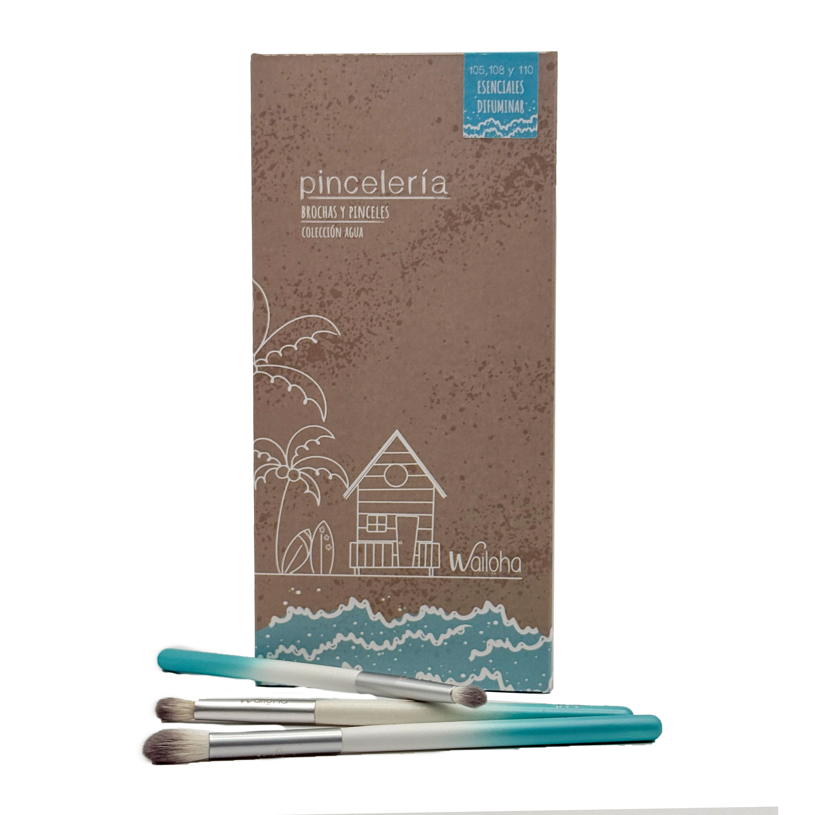 Set de 3 pinceles esenciales para difuminar