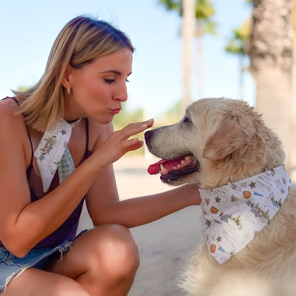 Pack Pañuelo + Bandana Acampada Perruna